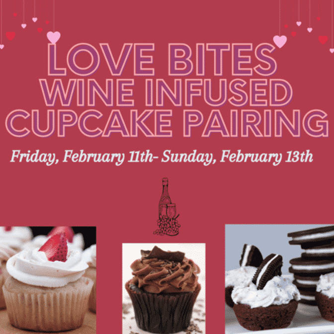 Love Bites Wine Infused Cupcake Pairings