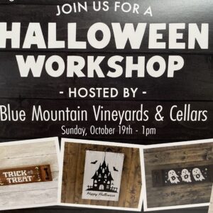 Board & Brush Halloween Workshop - Sunday, October 19th