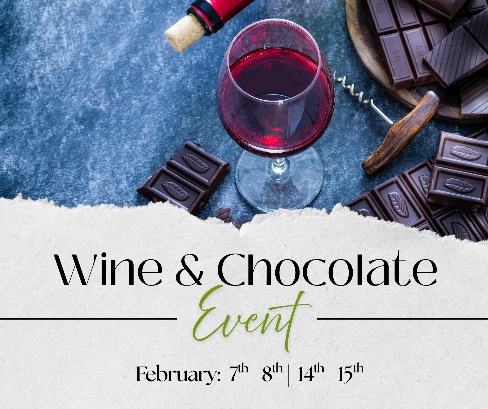Berks County Wine Trail Wine & Chocolate Final Weekend – Feb 14/15