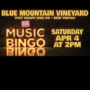 Music BINGO - Saturday, April 4th
