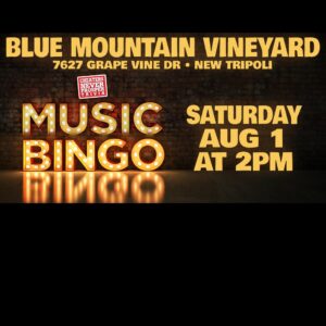 Music BINGO - Saturday, August 1st