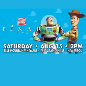 Pixar Trivia - Saturday, August 15th