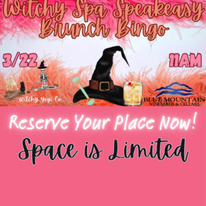Witchy Spa Speakeasy Brunch Bingo - Sunday, March 22nd