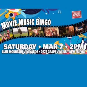 Movie Music BINGO - Saturday, March 7th