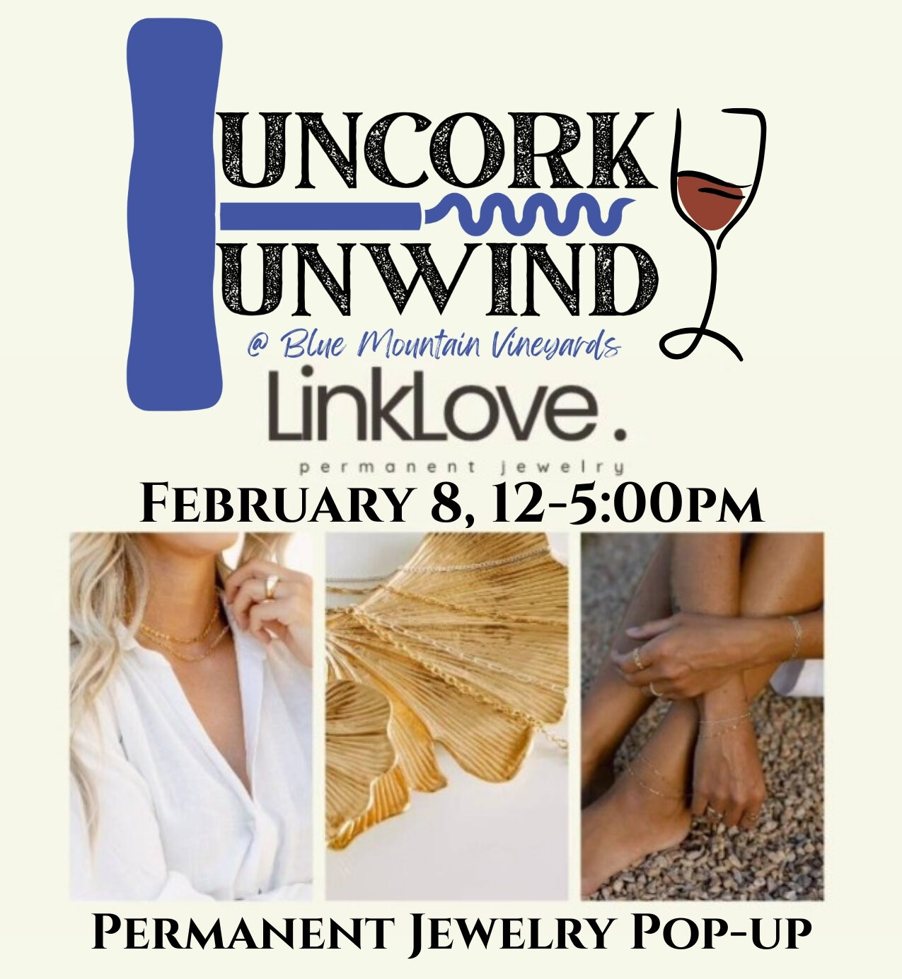 LinkLove Permanent Jewelry Pop-Up – Sunday, February 8th