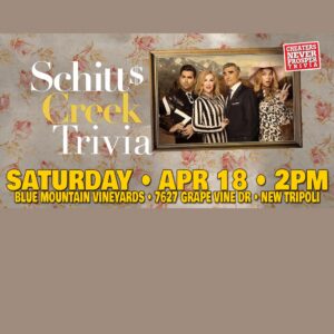 Schitt's Creek Trivia - Saturday, April 18th