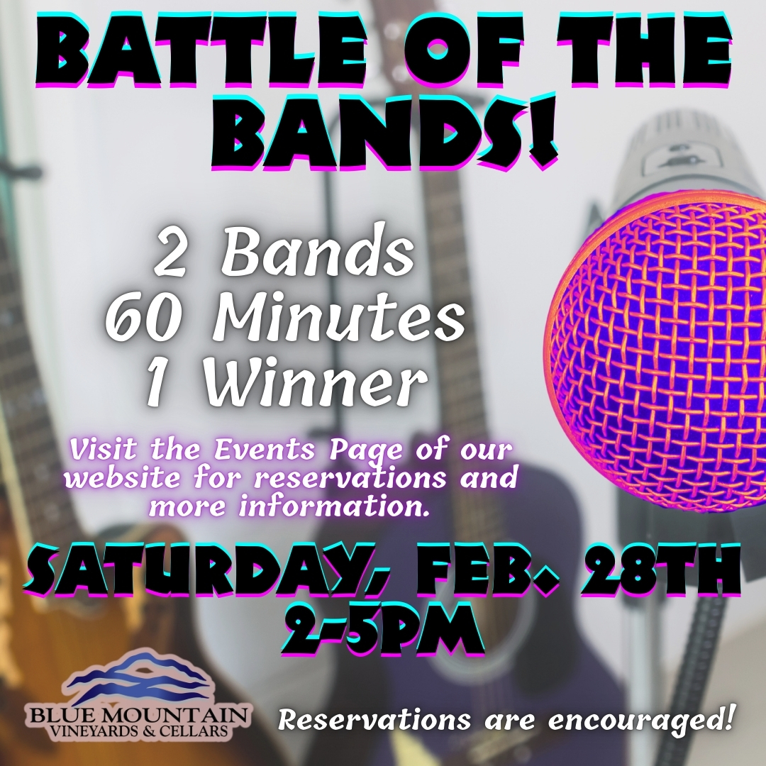 Battle of the Bands – Saturday, February 28th