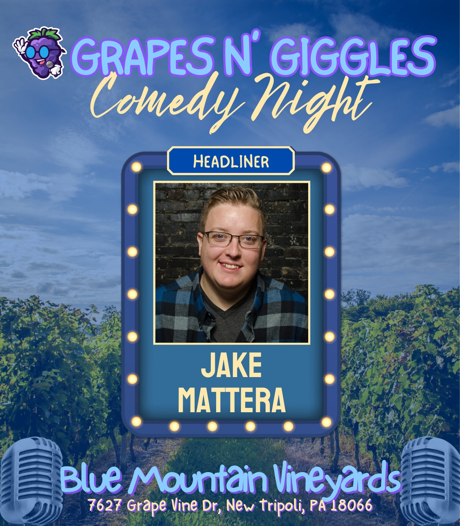 Comedy Night with Jake Mattera – Friday, May 15th