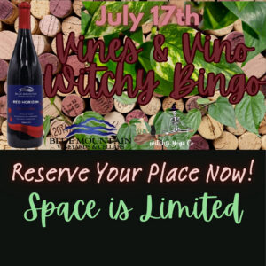 Vines & Vino Witchy Bingo - Friday, July 17th