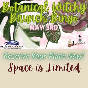 Botanical Brunch Witchy Bingo - Sunday, May 3rd